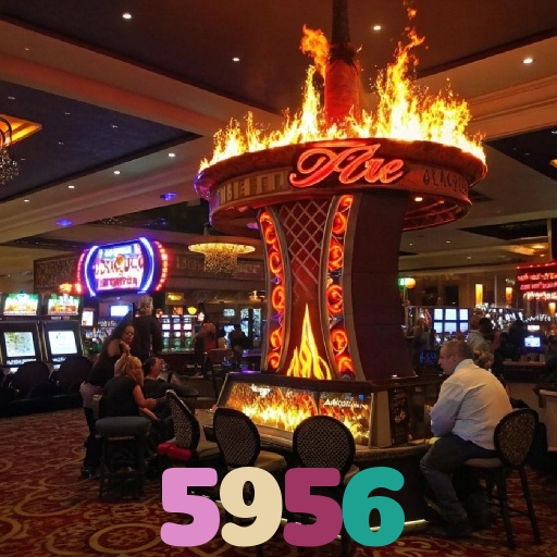 5956
