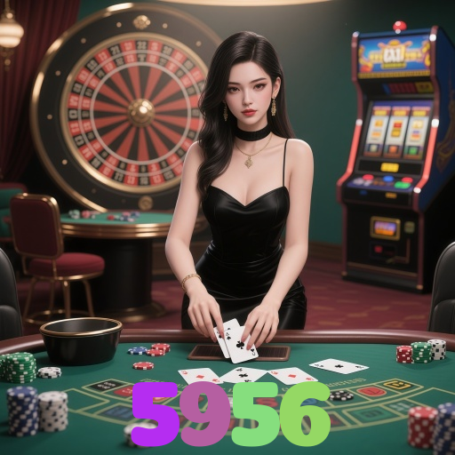 5956
